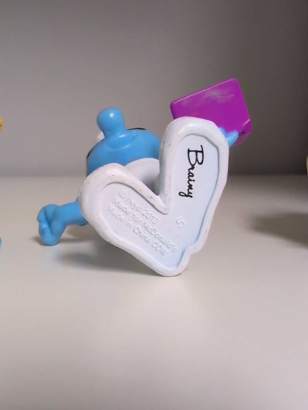 Smurf Figures Set Of 4 McDonald's 3" Smurfs Smurfette Brainy(2) Clumsy 2011 2013 - Picture 13 of 14